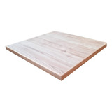 Melamina C/borde De Madera Maciza 60x60 Ideal Tapa De Mesa.