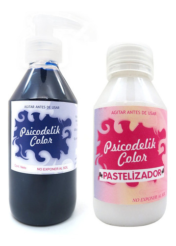 Tintura Fantasia Colores + Pastelizador X 250 Ml Psicodelik