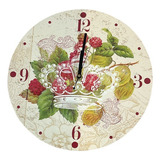 Reloj De Pared Decorativo Madera 