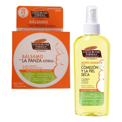 Pack Aceite Crema Bálsamo Prevenir Estrías En Embarazo Envio | Envío gratis