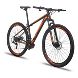 Bicicleta Aro 29 Alfameq Atx 21v Cambio Shimano Freio Disco Cor Preto/laranja Tamanho Do Quadro 17