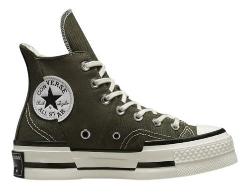 Botita Converse Modelo Chuck 70 Plus Verde Militar Exclusiva