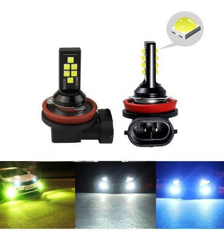 2pcs 12led 3030smd Moto Coche Niebla Luz H11 H1 H3 9005 9006