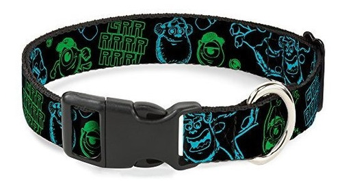 Collar Gato Monstruos Sully Mike Grrr. 12  Azul Negro. 0.5