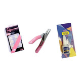 Kit Tips Uñas Acrilicas, Gel Etc. + Corta Tips + Pegamento