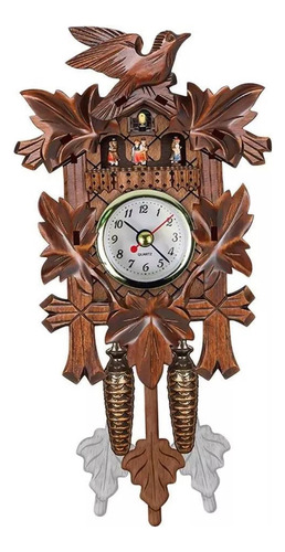 Reloj De Cuco Alemán Antiguo, Arte Creativo En Metal Para Pa