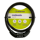 Cadeado De Segredo Bike Elleven Espiral Fumê 8mm 65cm