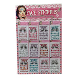 Pack 12 Face Sticker, Gemas O Cristales Para La Cara Sorpres