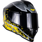 Casco Kov Motociclista Dc Batman Cerrado Certificado Ece 