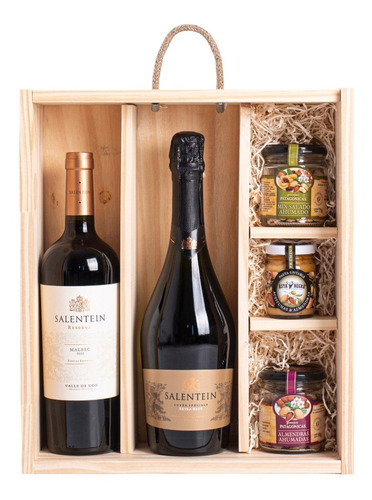 Caja De Vino Salentein Malbec Gourmet Regalos Empresariales