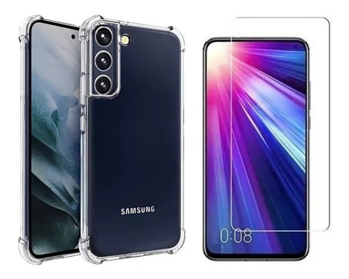 Carcasa Transparente + Lámina Para Todos Los Samsung Galaxy