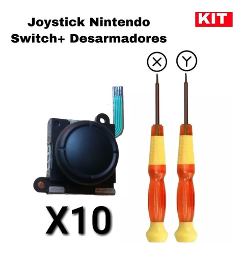 10 X Joystick 3d Joycon + H Compatible Con Nintendo Switch