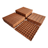 Kit 25 Deck Modular Plástico Para Box Sauna Varanda Área 