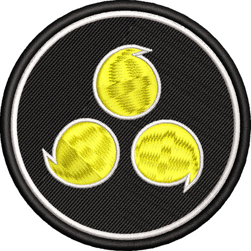 Patch Bordado Clã Shirogame Naruto Moto Clube Militar Des32