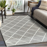 Alfombra Gris Nordica Rombos 160x235cm Kreatex