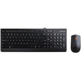 Combo Teclado Membrana Mouse Optico Elegante Lenovo Ingles