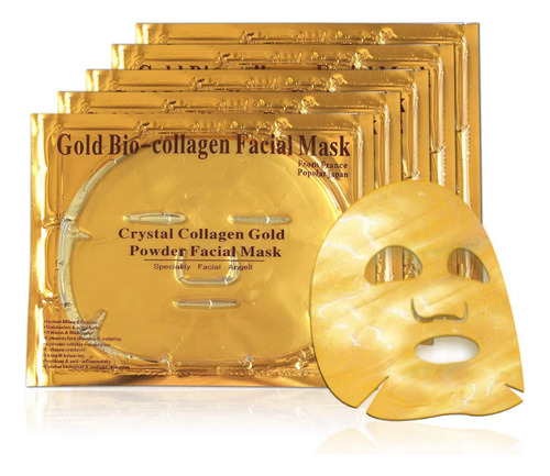 Mascarilla Colágeno Gold Polvo De Oro X5 - g a $30