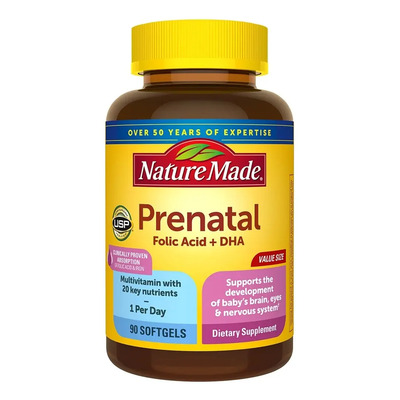 Nature Made Multivitamínico Prenatal Con Acido Folic0 90 Cáp | MercadoLibre