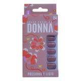 Uñas Press On So Calm Autoadhesivas 24 Pcs Donna