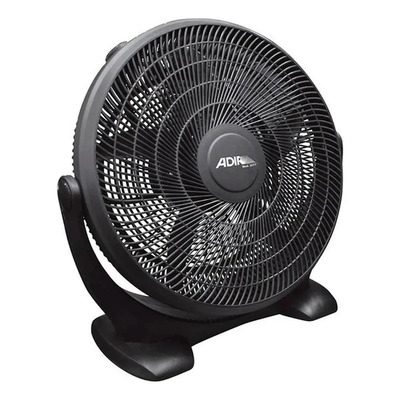 Ventilador Alta Velocidad Adir 2077 De Piso Cantidad de aspas 5 Estructura Negro Aspas Negro Material de las aspas Plástico | Envío gratis