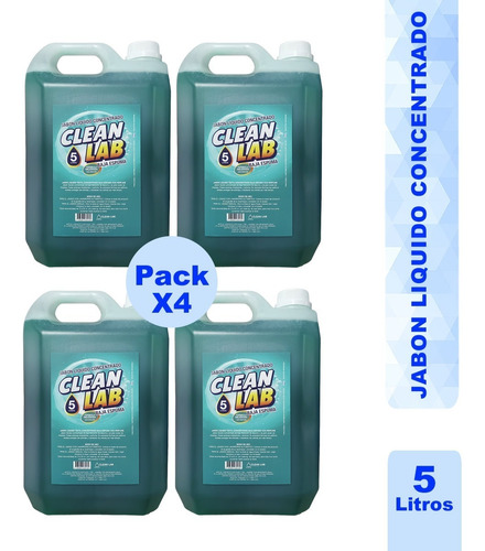 Jabon Liquido Textil Jl1 5l X 4