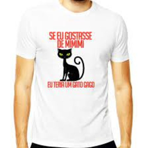 Camiseta Personalizada Mimimi Gato Gago Frases Divertidas
