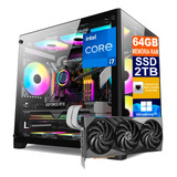 Pc Gamer Cpu I7 14700kf, Ssd 2tb, 64gb Ddr5, Rtx 4090 24gb