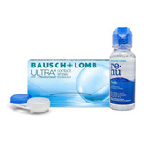 Lentes De Contacto Bausch & Lomb Ultra 6 Piezas Uso 30 Dias Color Sin Color