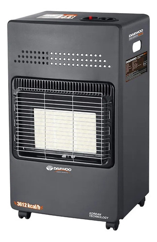 Daewoo Garrafera Dany-113 Estufa Calefactor Color Negro 220v