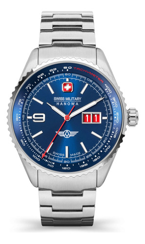 Reloj Swiss Military Smwgh2101005 Para Hombre Cristal Zafiro