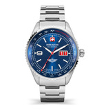 Reloj Swiss Military Smwgh2101005 Para Hombre Cristal Zafiro