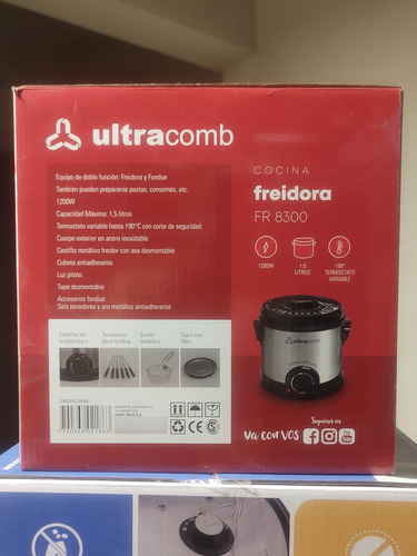 Freidora Ultracomb Fr8300 1,5l