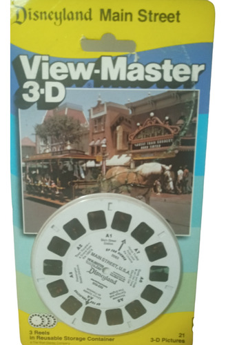 Juguete Antiguo View Master Peliculas Disneyland 3 Reels