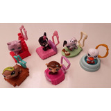 Lote - 06 Littlest Pet Shop 2008 Mc Donalds - Usados Hasbro 