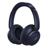 Fone De Ouvido Over-ear Gamer Sem Fio Soundcore Life Series Life Q30 A3028 Midnight Blue Com Luz Led