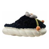 Pantufla Calientita Zapato Frio Descanso Peluche Suav Oferta