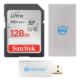 Tarjeta Memoria Sd Sandisk Ultra Sdxc 128 Gb Funciona Con Y