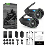 Intercomunicador Ejeas Q8 Mesh3.0 Para Casco Motociclet-2pcs