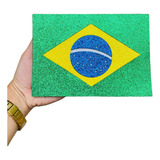 06 Enfeite Bandeira Brasil Decoração Futebol Copa Do Mundo