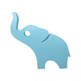 Escultura Decorativa Elefante Impressão 3d Presente 12 Cm
