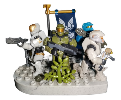 Halo Mega Construx Equipo Azul Infinite 