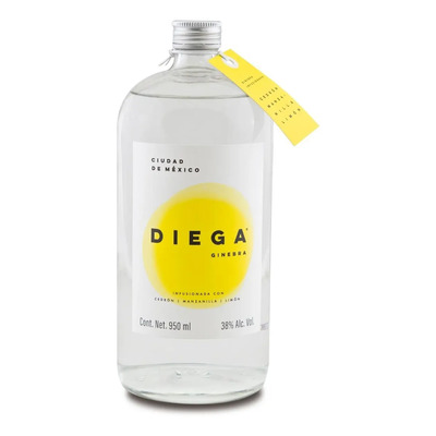 Ginebra Diega Limón De 950 Ml. | MercadoLibre