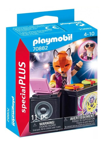 Playmobil 70882 Dj  Con Laptop Y Mezcladoras En Stock!!