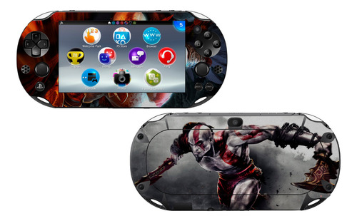 Skin Para Ps Vita Slim Modelo (11627pspvs) Gow