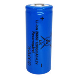 Bateria Recarregável 26650 4,2v 12000mah Li Lanterna X900t9