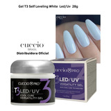 Gel T3 Self Leveling White Led/uv 28g - Cuccio