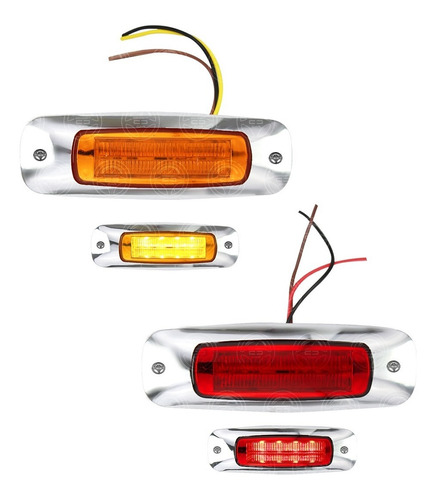 Plafon Led Plasma Laser Laterales Estrobo Camion Remolqu F1