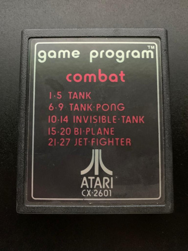 Combat Atari 2600 Cartucho