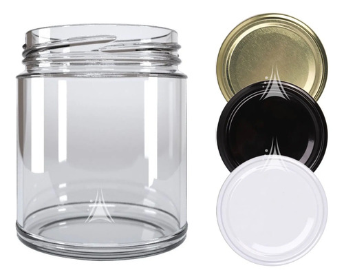 Frasco De Vidrio 9.38 Oz 270 Ml 12 Pz Velas Recuerdo Bautizo