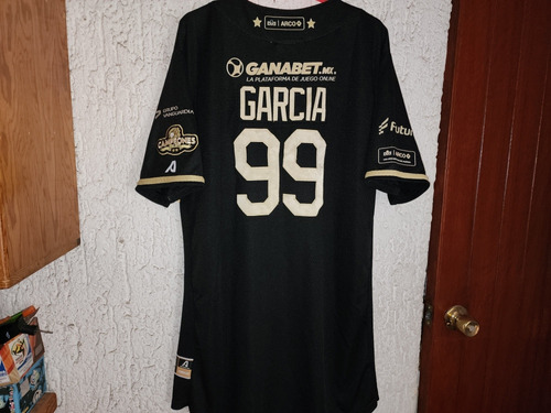 Jersey Charros Edson García #99 Lmp México Jugador Béisbol